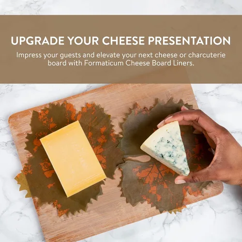 Vista 2 de Formaticum - Papel de revestimiento de tabla de quesos - Papel de regalo de alimentos para tablas de embutidos y servir queso, mantiene el queso