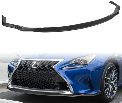 Vista 9 de Q1-TECH, borde de parachoques delantero compatible con modelos Lexus RC300 / RC350 / RC 2015-2018 solamente, alerón de parachoques delantero, kit