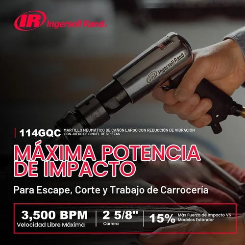 Vista 2 de Martillo neumático Ingersoll Rand 114GQC