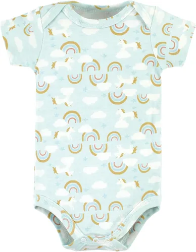 Vista 492 de Hudson Baby baby-girls Cotton Bodysuits 3-pack