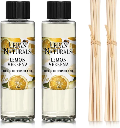 Vista 42 de Urban Naturals Recambio de aceite difusor de varillas ámbar y lavanda, lavanda relajante, ámbar cálido, aroma calmante para habitación, 4 onzas +