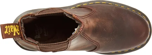 Vista 5 de Dr. Martens, Botas de servicio unisex 2976 antideslizantes, cuero industrial de grano completo
