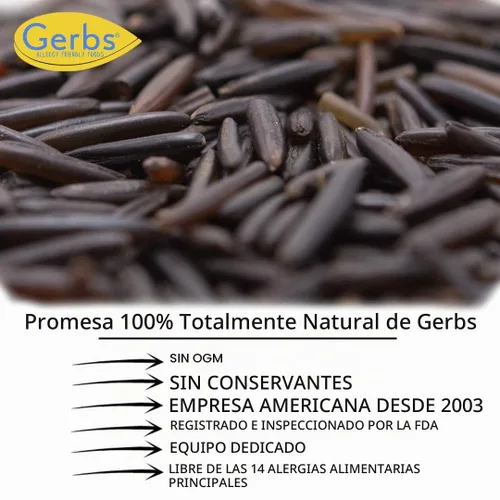 Vista 9 de Mezclas de arroz por Gerbs–Top 10 sin alergénos–Natural– orgánico y sin OMG
