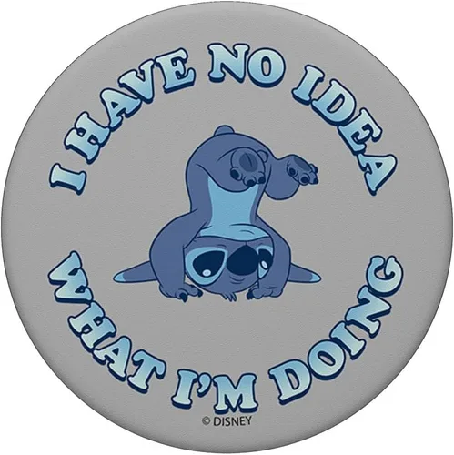 Vista 3 de Disney Lilo & Stitch No Idea Stitch PopSockets Adhesivo PopGrip