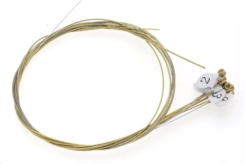 Vista 3 de Cuerdas de arpa de lira de metal prémium de 10 cuerdas, cuerdas de repuesto para arpa de lira steel core wire build, bright clear tone output