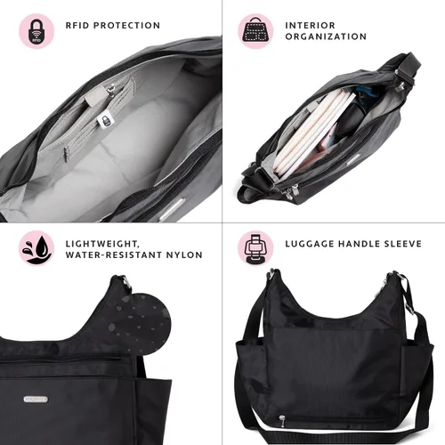Vista 3 de Baggallini Essential Hobo Crossbody