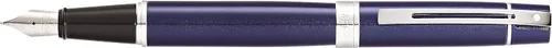 Vista 28 de Sheaffer 100. Pluma de punta estilográfica media de níquel.