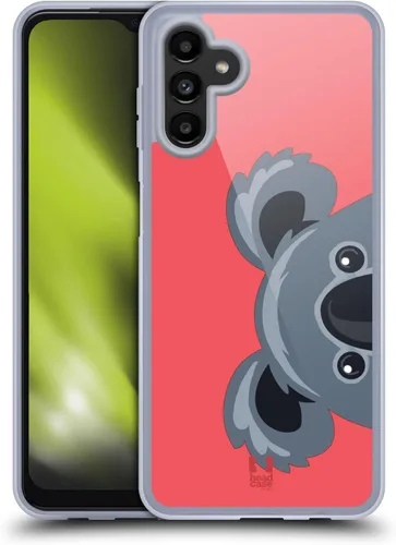 Vista 9 de Head Case Designs Cat Peeking Animals - Funda de gel [protección de grado militar] compatible con Samsung Galaxy A13 5G (2021)