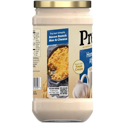 Vista 7 de Prego Homestyle Alfredo - Salsa para pasta, tarro de 14.5 onzas