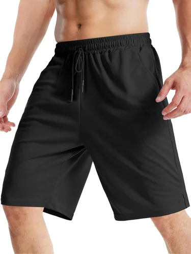Vista 19 de Aolesy Pantalones cortos de gimnasio para hombre con forro de 5, 7, 9 pulgadas, ligeros, pantalones cortos de malla para entrenamiento, atléticos