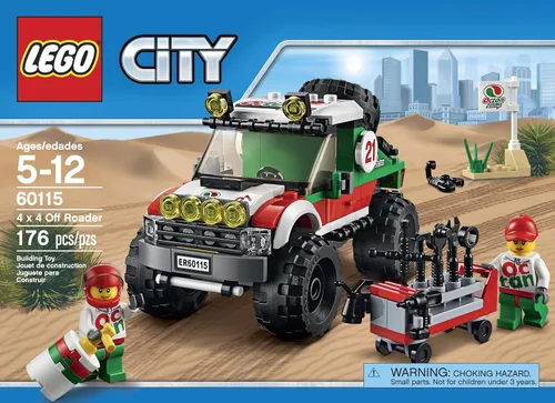 Vista 2 de Todo terreno LEGO City 4 x 4 60115