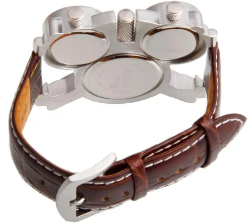 Vista 2 de Oulm Reloj de pulsera deportivo militar de cuarzo para hombre