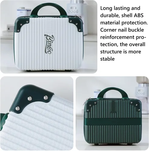 Vista 3 de Bincoo Estuche de viaje para cafetera de café barista, estuche de viaje impermeable, caja de almacenamiento para cafetera con cómodo cinturón