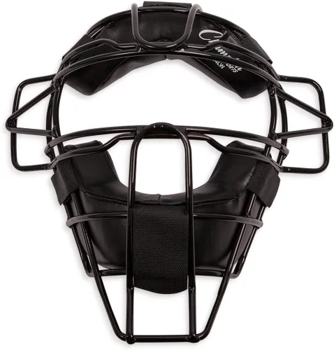 Vista 3 de Champion Sports Máscara facial de Umpire & Catcher, tallas para adultos y jóvenes, protección facial de béisbol profesional, ajustable, cómoda