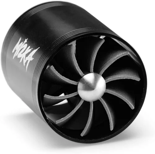 Vista 3 de Mi2KA Turbina de admisión de aire de combustible, ahorro de gas, sistema de aceleración turbonador de un solo ventilador Turbo 2.5 "-3.0