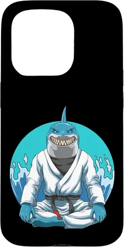 Vista 14 de Funda para iPhone 16 Jiu Jitsu Shark