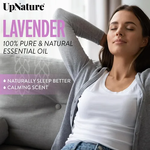 Vista 2 de UpNature Aceite esencial de lavanda puro roll-on - Aceite de lavanda 100% natural para la piel