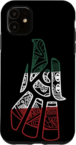 Vista 8 de Hecho En Mexico - Carcasa para iPhone 17 con calendario azteca