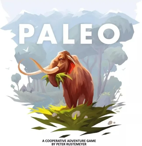 Vista 2 de Asmodee Juego de mesa Paleo: una aventura paleolítica cooperativa para entusiastas de la estrategia, diversión familiar cooperativa para niños