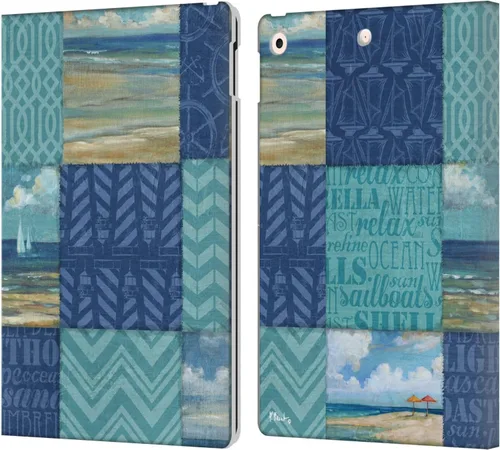 Vista 21 de Head Case Designs Funda de piel con licencia oficial de Paul Brent Agate Mermaid Coastal Book Wallet compatible con Apple iPad 10.2 2019/2020/2021