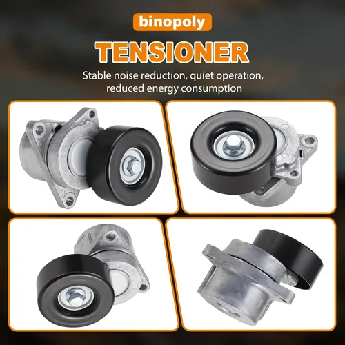 Vista 5 de binopoly 38284 Conjunto de tensor de correa de transmisión con polea para Nissan Altima/Sentra/Rogue/X-Trail OEM # 119556N20B 11955-6N20C 119558J00A