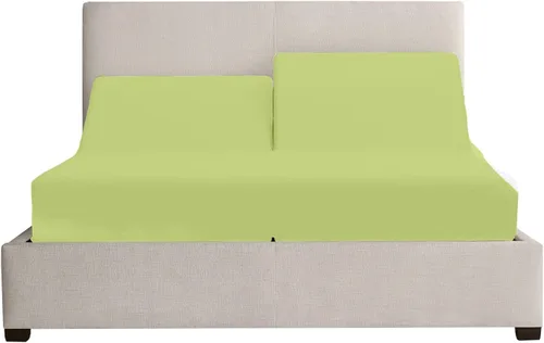 Vista 33 de Cottingon Juego de sábanas de 5 piezas tamaño King dividido para camas dobles ajustables, sábanas de microfibra de lujo suave XL para colchón