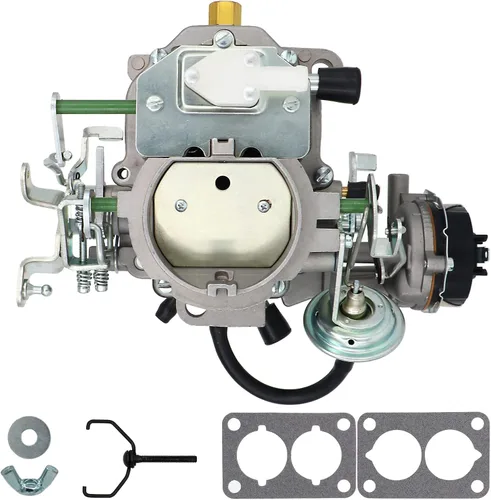 Vista 7 de NENKUTEN Carburador de 2 barriles para Jeep BBD 6 CYL 258Cu 4.2L Motores 1983-1988 Jeep CJ7 CJ5 Wagoneer Carburador de estrangulamiento automático