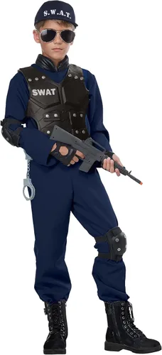Vista 2 de Disfraz SWAT para niños