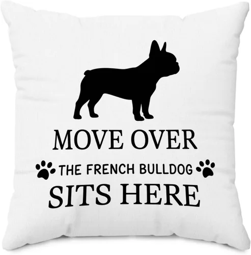 Vista 14 de Black and White Funny Boxer Dog Throw Pillow Cover 18x18 Inch Better-boxer
