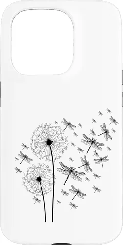 Vista 14 de Funda para iPhone 12/12 Pro Wildlife Animal Insect Dandelion Dragonfly