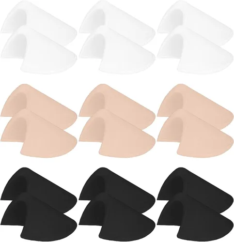 Vista 9 de Almohadillas de hombro de 1/2 pulgadas, 12 pares, almohadillas de hombro cosidas, almohadillas de espuma de esponja suave para hombres y mujeres