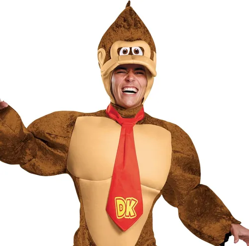 Vista 2 de Disguise Mens Disguise Men's Super Mario Donkey Kong Deluxe Costume