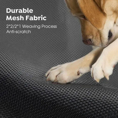 Vista 5 de Veehoo Cama Elevada para Perros al Aire Libre, Cuna Elevada para Perros Grandes, Cama de Hamaca para Mascotas Enfriable Lavable Impermeable