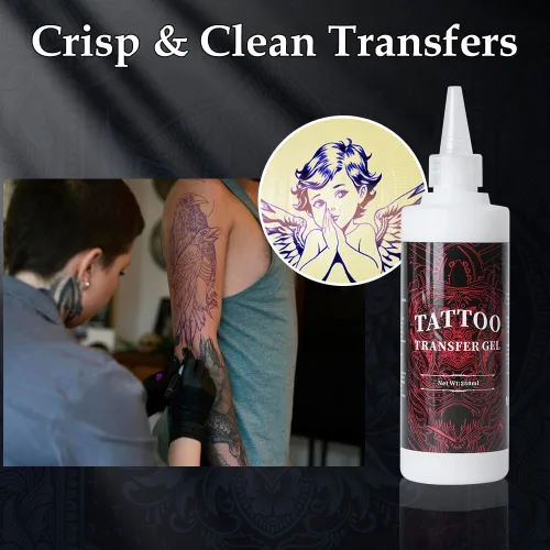 Vista 9 de Phomemo M08F Plus - Impresora de plantillas de tatuaje con gel de transferencia de tatuajes (8 onzas)