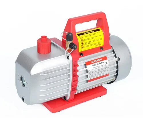 Vista 8 de bomba de vacío HVAC de una sola etapa, 3.5CFM - Ideal para herramientas de reparación de aire acondicionado, bomba de vacío de aire acondicionado