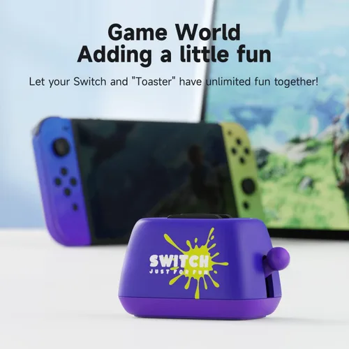 Vista 6 de Hagibis Switch Game Card Case for Nintendo SwitchLiteOLED Portable Cute Toaster Switch Game Card Storage Holder with 2 slots Switch Game Cartridge