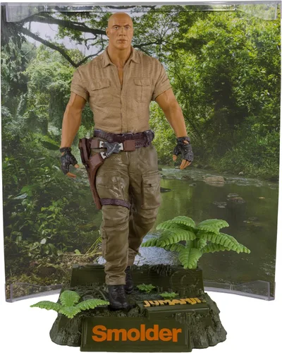 Vista 2 de McFarlane Toys - Figura posada de Movie Maniacs Smolder (Jumanji) de 6 pulgadas