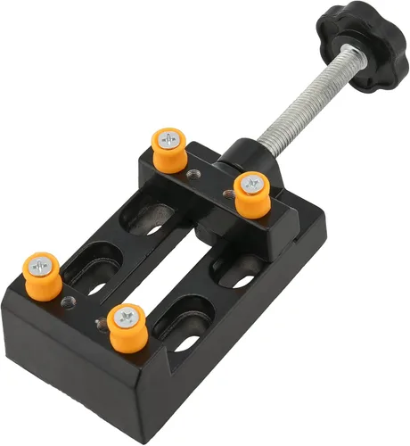 Vista 5 de KEILEOHO 4 piezas de mini abrazadera de banco de banco, tornillo de mesa ajustable universal para prensa de taladro, fabricación de joyas