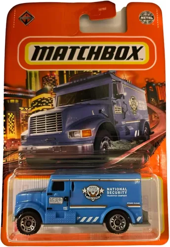 Vista 4 de Matchbox Power Grabs Blue International Coche blindado 80/100