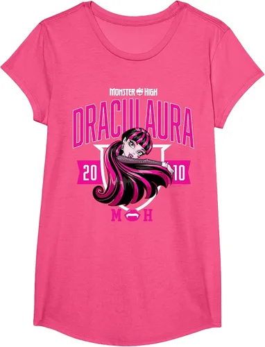 Vista 28 de Monster High -Camiseta Colegiada Draculaura Gris asfalto