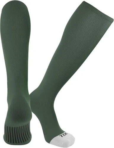 Vista 24 de TCK Prosport – Calcetines de tubo para béisbol, sóftbol, fútbol. Calcetines duraderos y con tecnología de absorción de humedad que cubren la Negro
