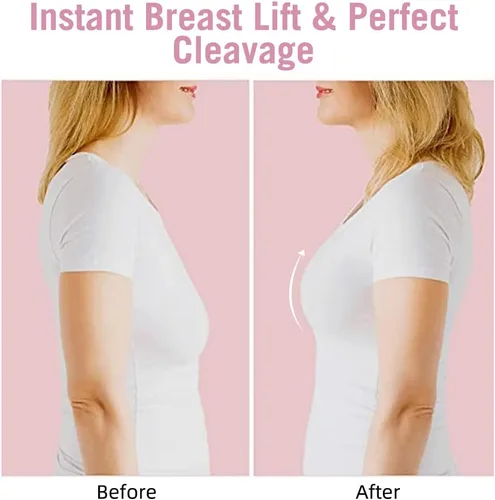 Vista 5 de Cinta adhesiva transparente para levantamiento de senos, cinta invisible para senos grandes con 36 cintas de moda de doble cara para ropa