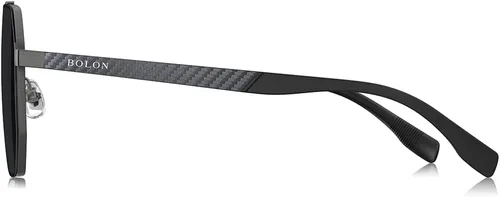 Vista 3 de BOLON Hombres Mujeres Clásico Fibra de Carbono Temple Aviador Nylon Lente Polarizado UV400 Gafas de Sol BL8118