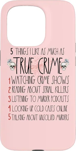 Vista 14 de Funda para iPhone 13 Pro Max Serial Killer I Like True Crime For Women True Crime Lover