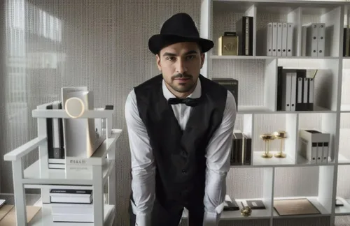 Vista 5 de Disfraz de los años 20 para hombre, accesorios de los años 20, chaleco de gángster de Gatsby, sombrero de Fedora, pajarita, conjunto de Halloween