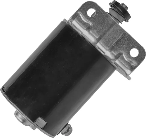Vista 7 de Arranque Caltric Compatible con tractor de césped y jardín John Deere E100 E110 100 Series / Engranaje de acero mejorado de 14 dientes