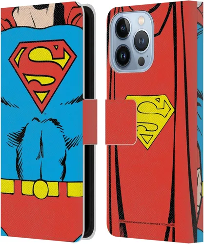 Vista 152 de Head Case Designs Funda de piel con licencia oficial de Superman DC Comics con logotipos negros y rojos compatible con Apple iPhone 11
