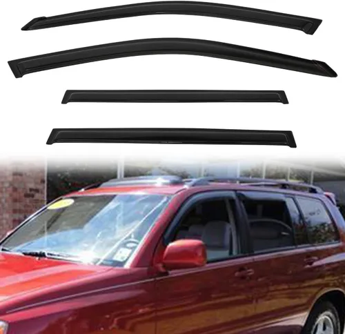 Vista 70 de Protectores de lluvia compatibles con modelos Trailblazer/GMC Envoy 2002-2009 para 5 pasajeros, visera de ventana lateral, deflector de viento