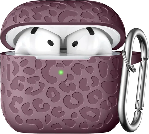 Vista 26 de Funda para Airpod Case y 2ª Generación con Diseño Leropard Grabado Compatible con Apple AirPods 2ª/1ª Generación de Carga, Bonita Protección