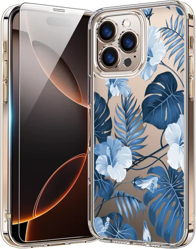 Vista 140 de bicol - Funda protectora a prueba de golpes para iPhone 15 Plus, funda delgada de acrílico transparente y diseños modernos para niña y mujer, 6.7